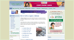 Desktop Screenshot of callinglosangeles.com